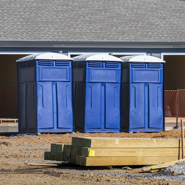 are there any restrictions on where i can place the portable restrooms during my rental period